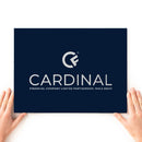 Cardinal Glass Print