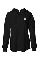 Womens Lightweight Wash Hoodie