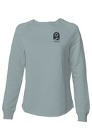 Womens Lightweight Wash Sweatshirt - Sage