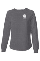 Womens Lightweight Wash Sweatshirt - Shadow