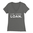 Live. Laugh. Loan. T-Shirt (Women's) - Dark Grey