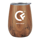 Bulk | Wood Tone Stemless Wine Glass