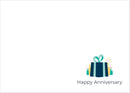 5x7 Folded Cards - Happy Anniversary