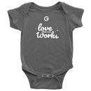Love Where Mom Works Baby Bodysuit