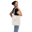 Organic Canvas Tote Bag - Plant Roots