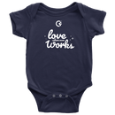 Love Where Mom Works Baby Bodysuit